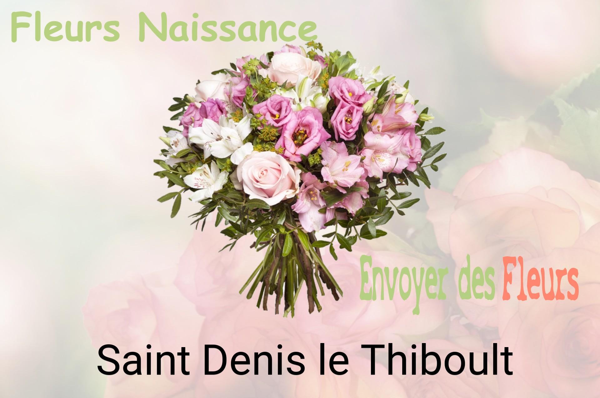 Bouquet de fleurs de naissance livré à Saint-Denis-le-Thiboult